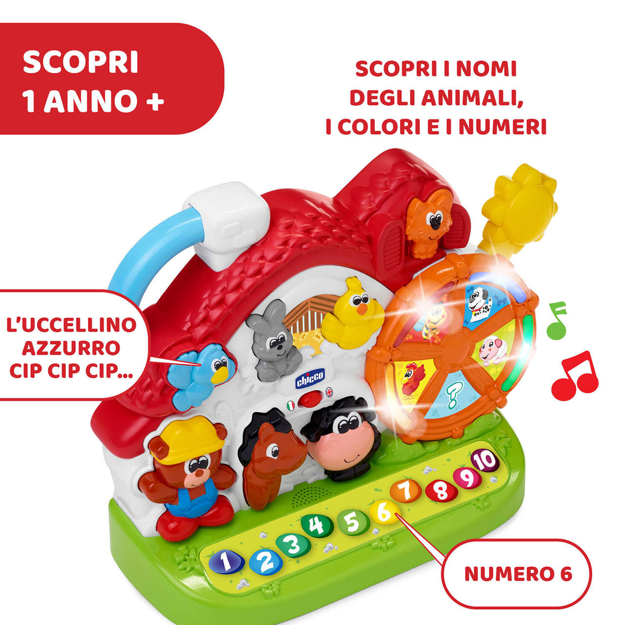 Chicco ABC New Talking Farm ITA/EN