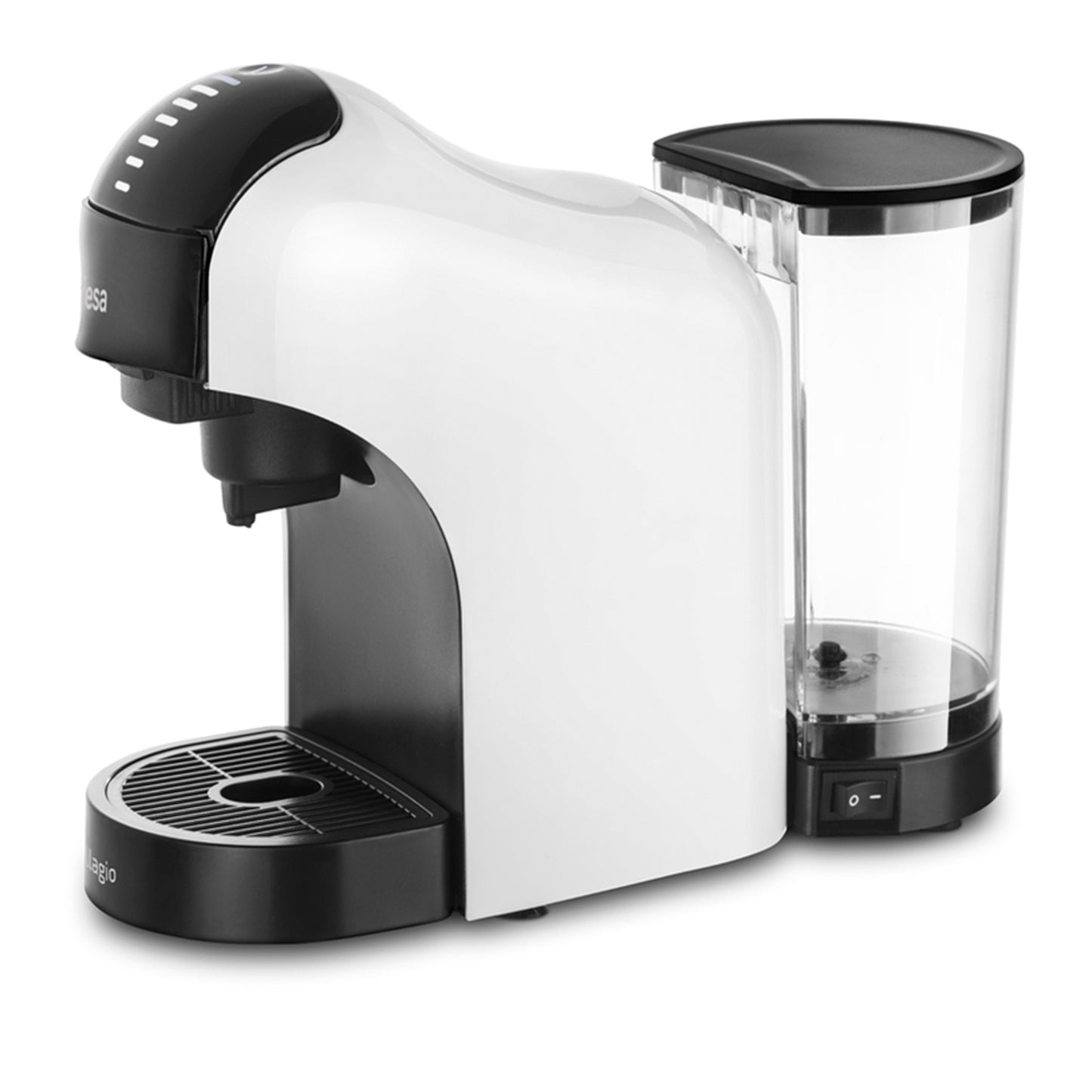 Ufesa Bellagio Bianca Coffee Machine – Nespresso/Dolce Gusto Capsules and Ground Coffee Filter