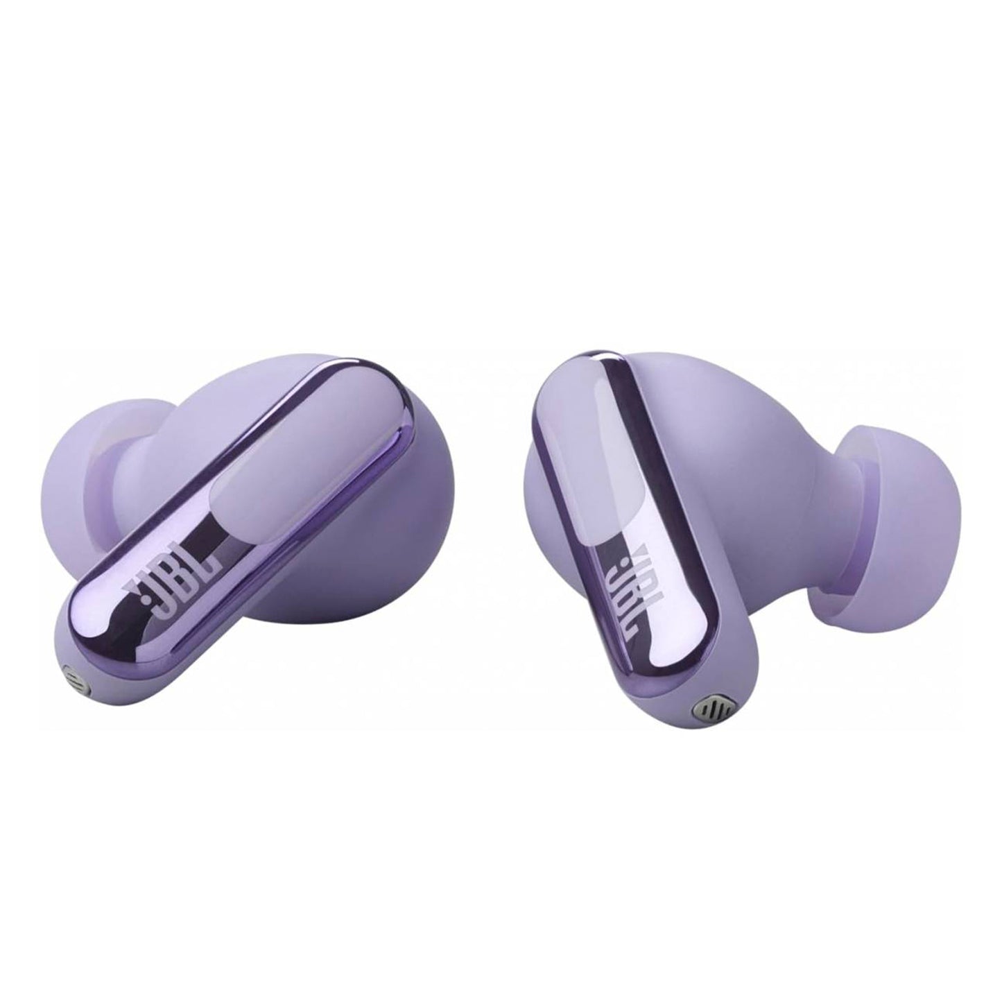 JBL Live Beam 3 - True wireless noise-cancelling closed-stick earbuds, 48Hrs total playback, Wireless Charging, 6 Mics for perfect calls, Multi-point connection, IP55 waterproof and dustproof (Purple)