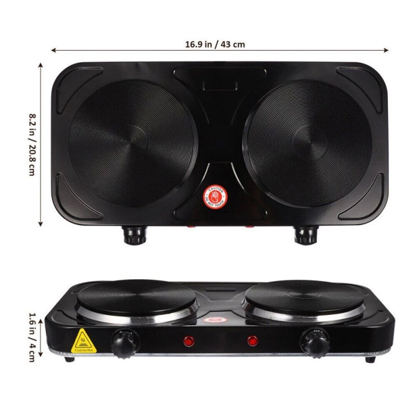 Raf Electric Ceramic Stove 1000+1000 (R.8020AB / RAF)