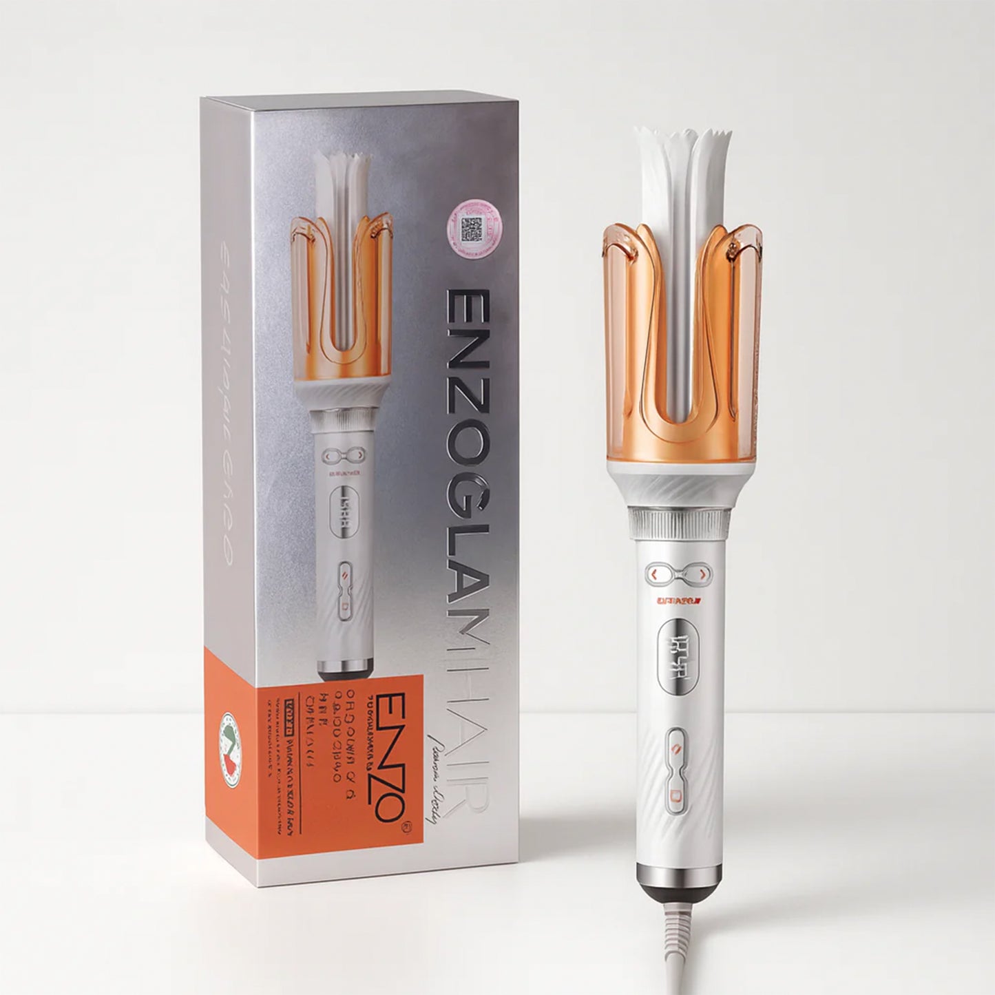 ENZO Glam Auto Hair Curler EN-1966 – Nano-Titanium Auto Curling