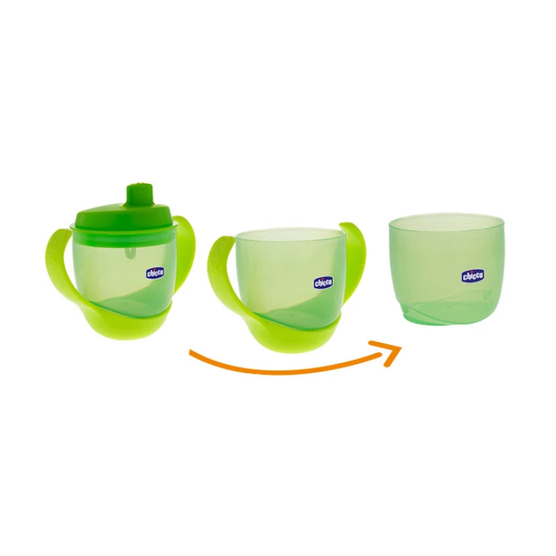 CHICCO Meal Cup 12M+ Green (8003670879886)
