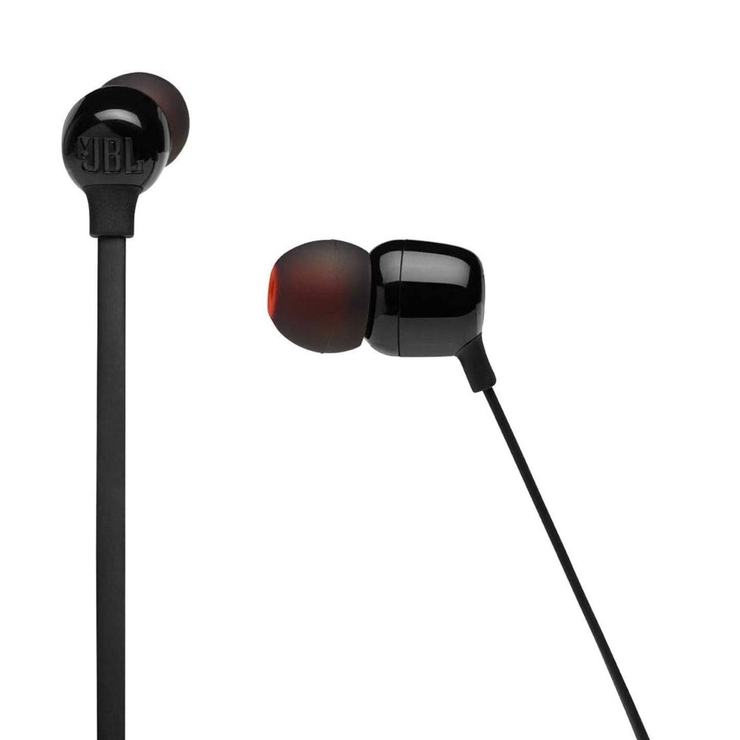 JBL Tune 125BT Wireless In-Ear Headphones, Pure Bass Sound, Lossless 5.0 Bluetooth, 16H Battery, Magnetic Cable, Multi-Point Connection, Voice Assistant, 3-Button Remote with Mic - Black