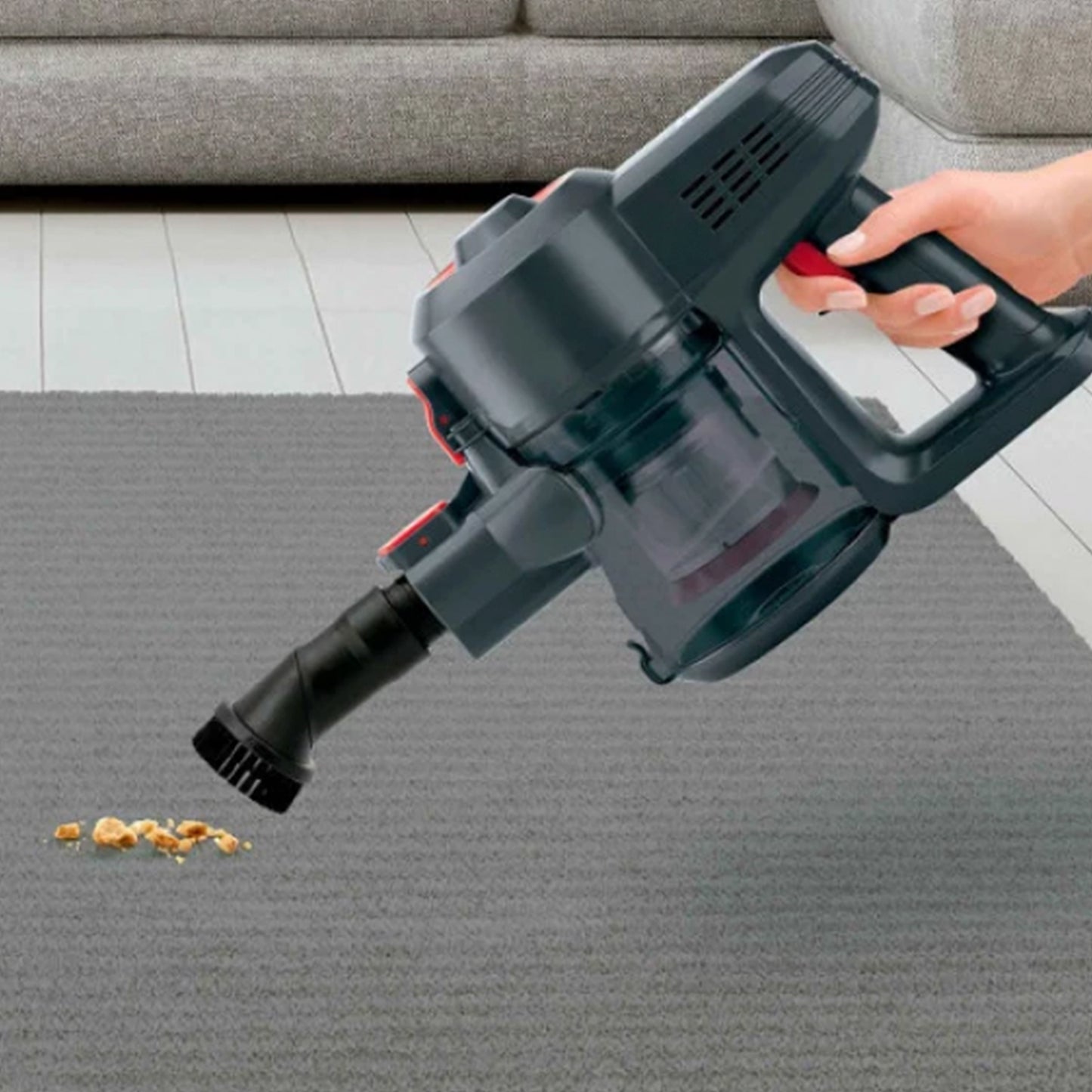 UFESA Tropical Upright Corded Vacuum Cleaner – 600 W | HEPA Filtration | 0.8 L Dust Container