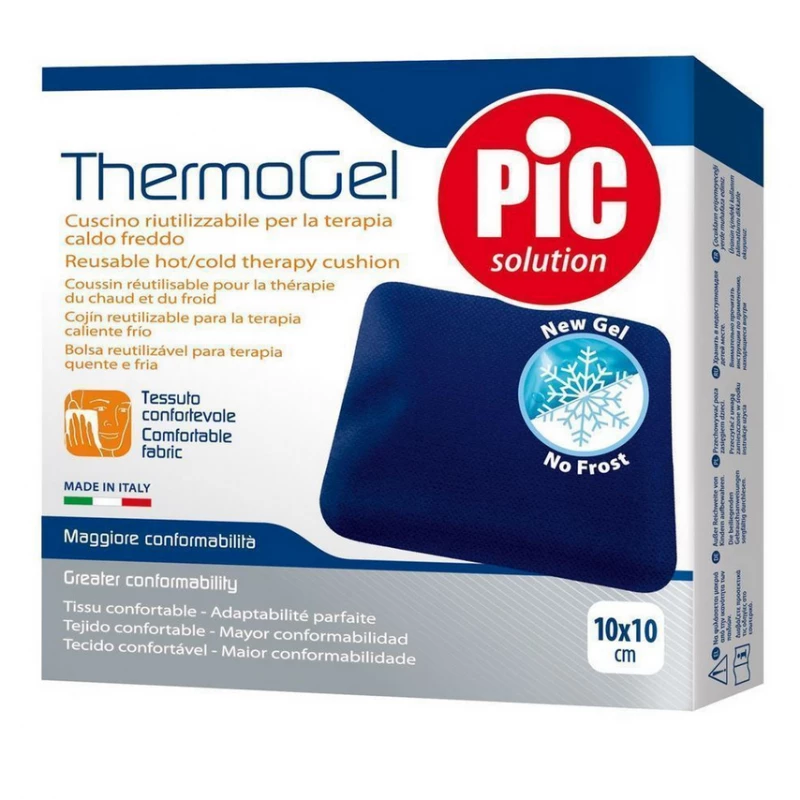 PIC SOLUTION Thermogel Hot and Cold Therapy Pack 10cm x 10cm for Pain Relief and Injury Recovery
