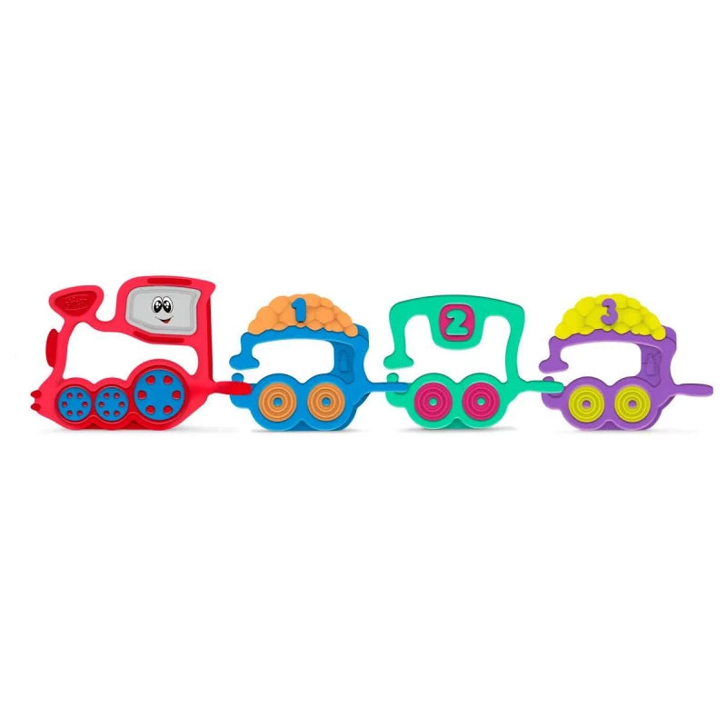 Chicco Toy Rattle 123 Train, Multi Color