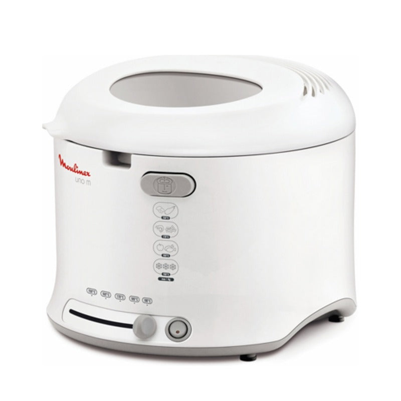 MOULINEX Uno 1.8 Liter Deep Fryer, White / Grey, Plastic (AF123)