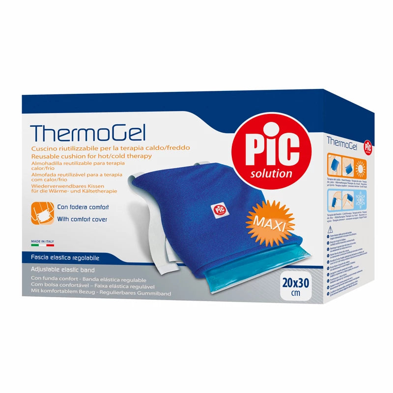 PIC SOLUTION Thermogel Reusable Cushion With Cover, 20 X 30 Cm