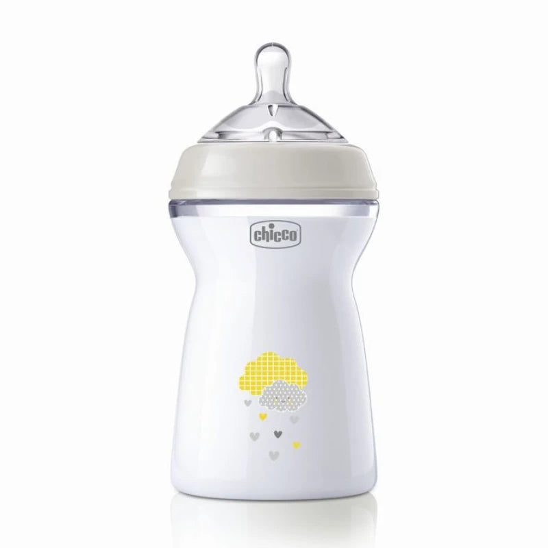 Chicco Natural Feeling Bottle, White Color, 330 Ml