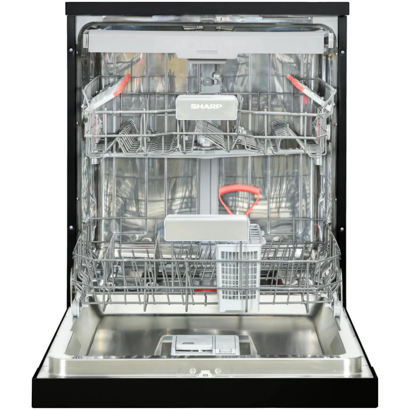 SHARP Dishwasher 14Sets * Programs 3Spray Arms Black (QW-V814A-BK3)