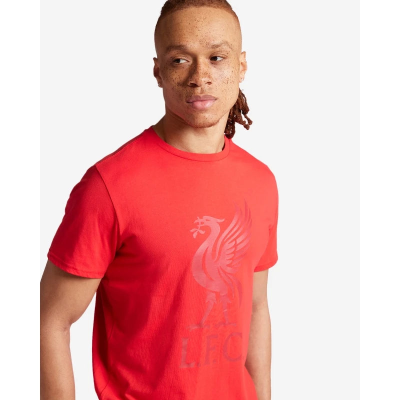 Liverpool FC Adults Liverbird Red Tee 100% Cotton Crew Neck Shirt XXL