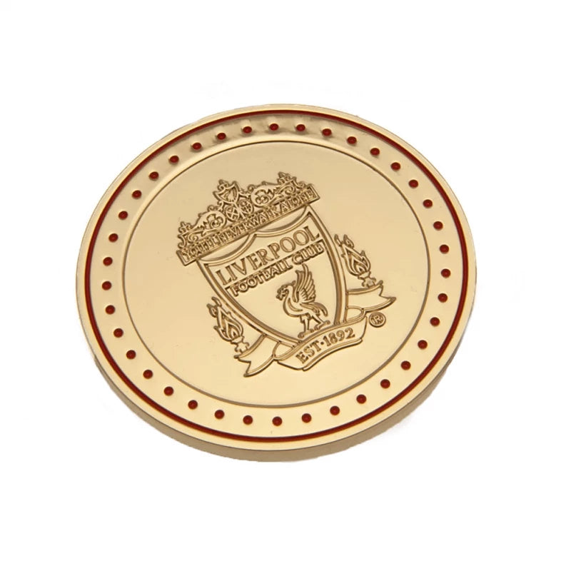 Liverpool FC 2021 22 Season Collectors Coin, Gold Finish