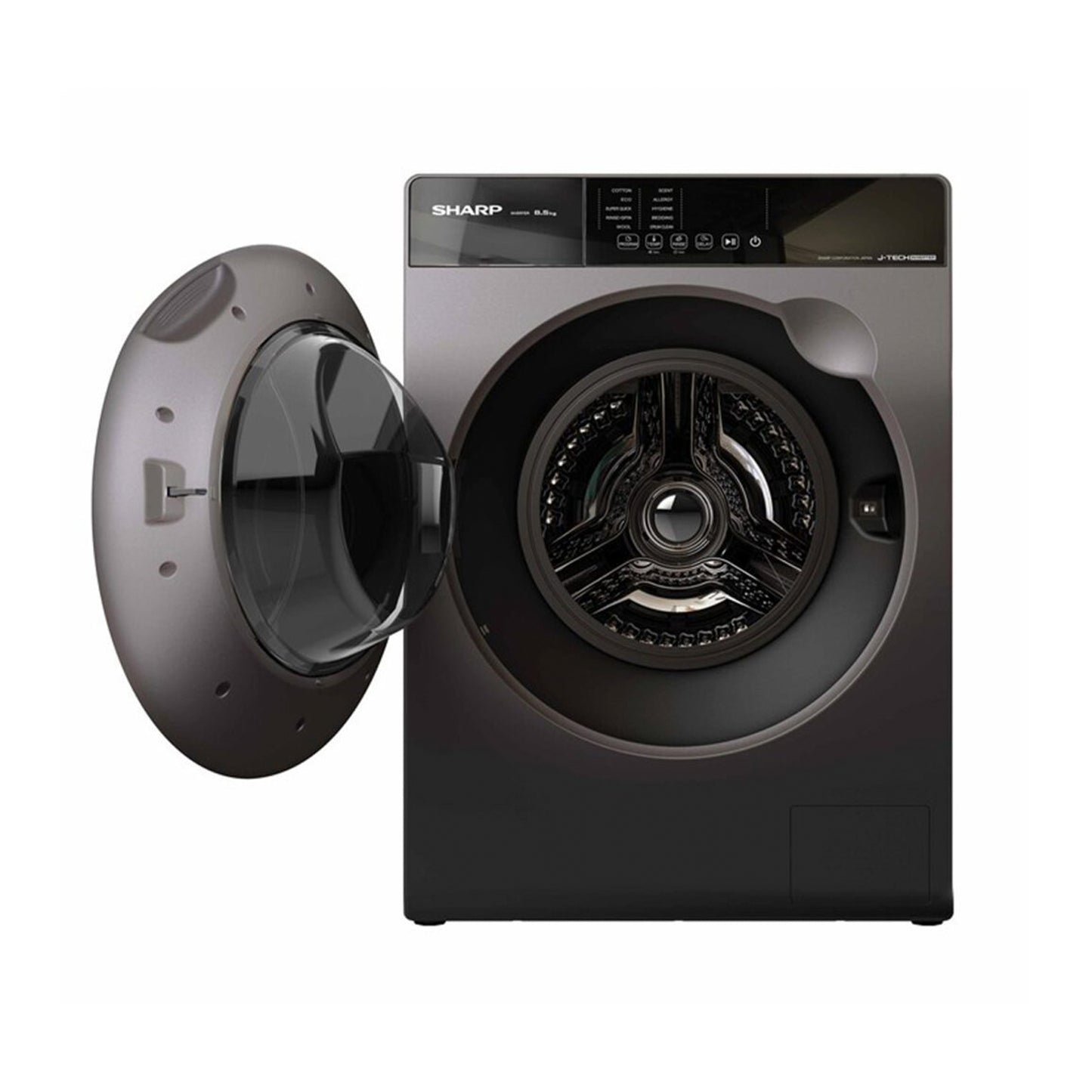 Sharp Washer Dryer 10.5+7 kg dark silver (ES-DP1054KJZ-G)