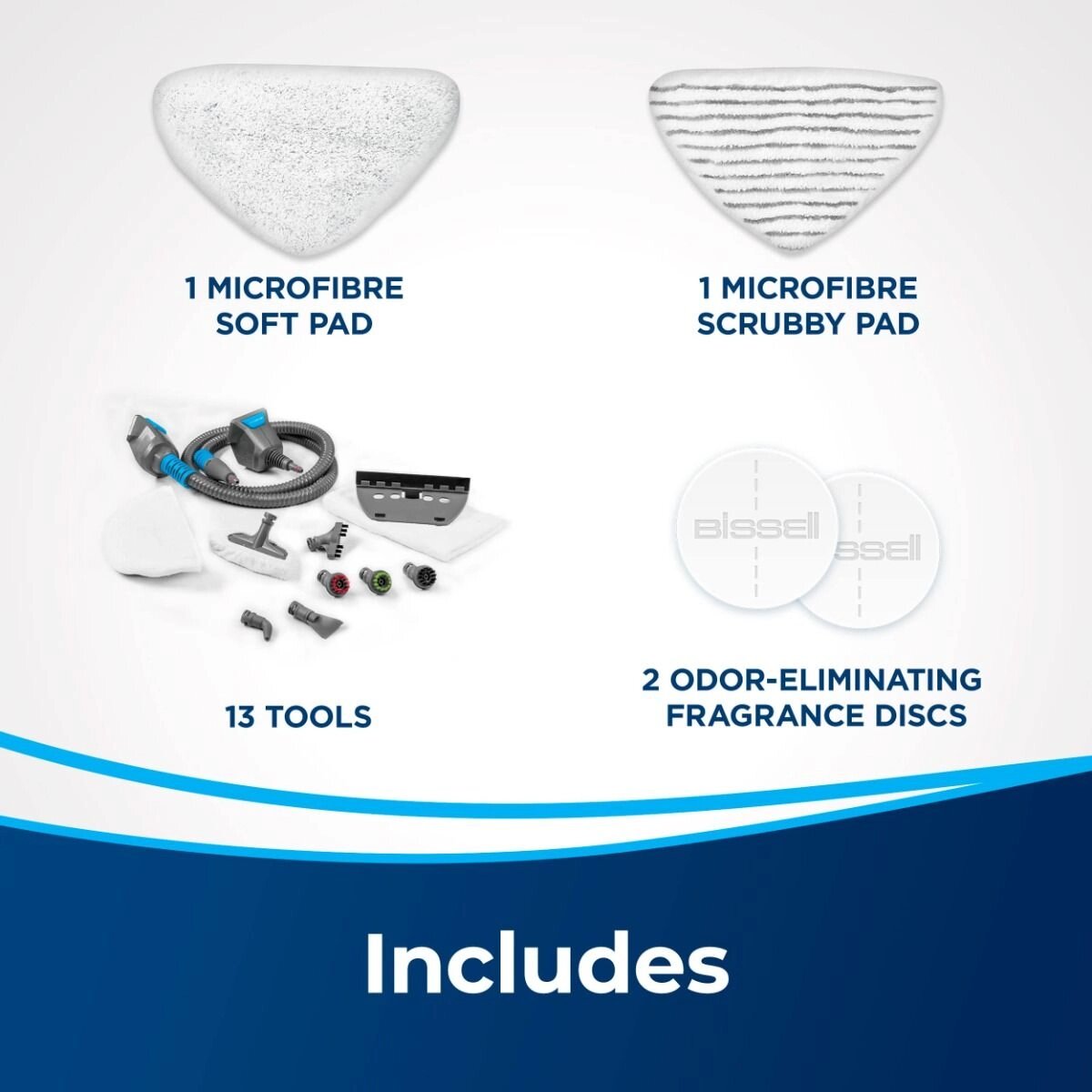 POWERFRESH LIFT-OFF STEAM MOP (1897E)