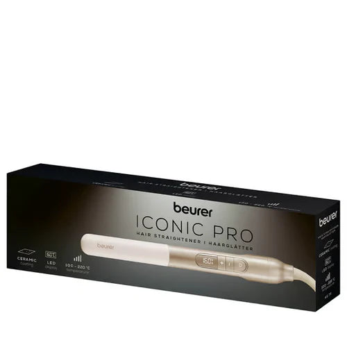 Beurer HS 70 ICONIC Pro Hair Straightener, 100-220°C, Professional Styling