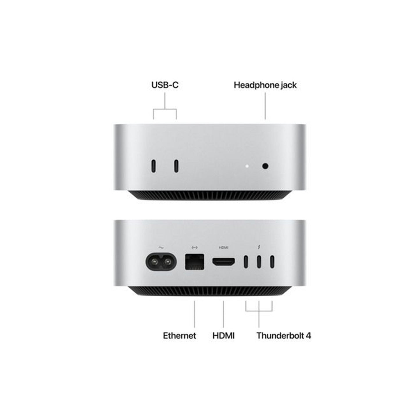 Mac mini M4 chip with 10‑core CPU and 10‑core GPU 256GB (MU9D3AE/A)