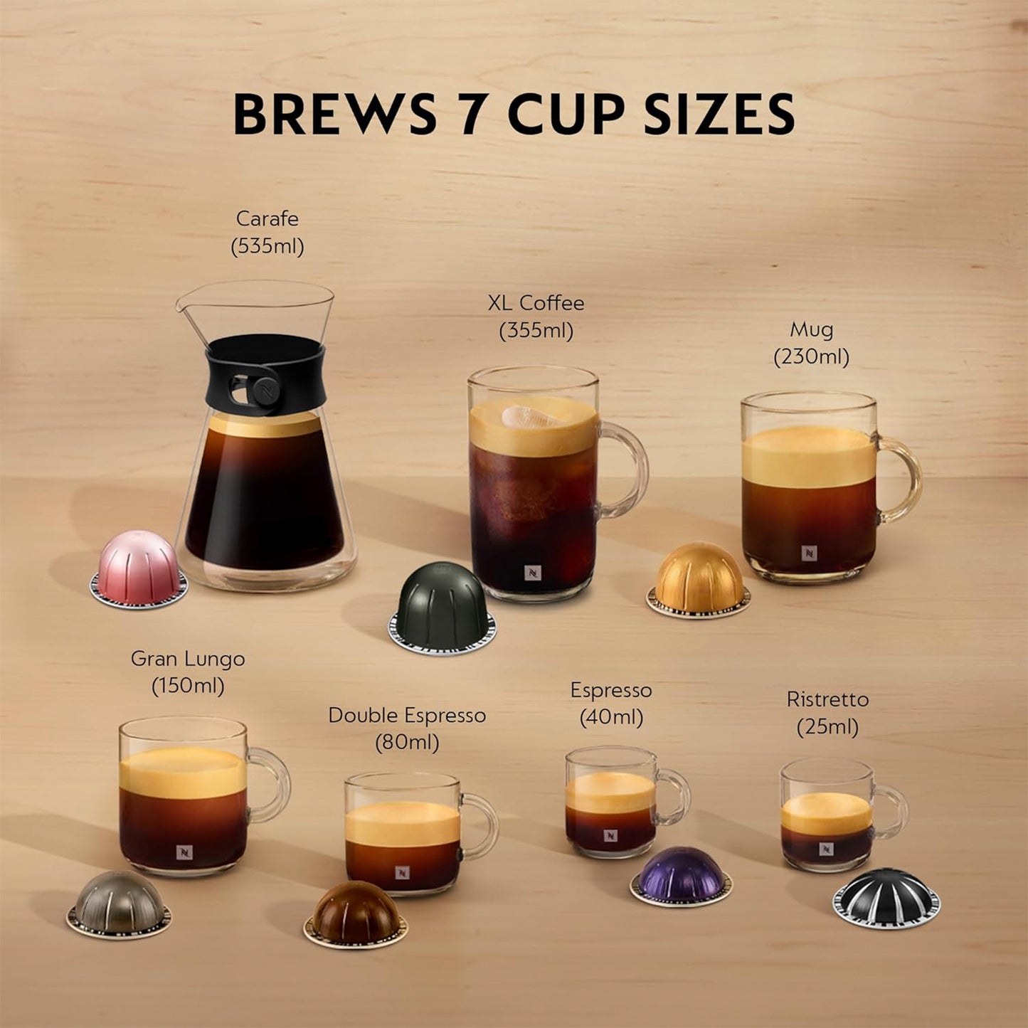 Nespresso Vertuo Next coffee machine by Nespresso, Cherry Red