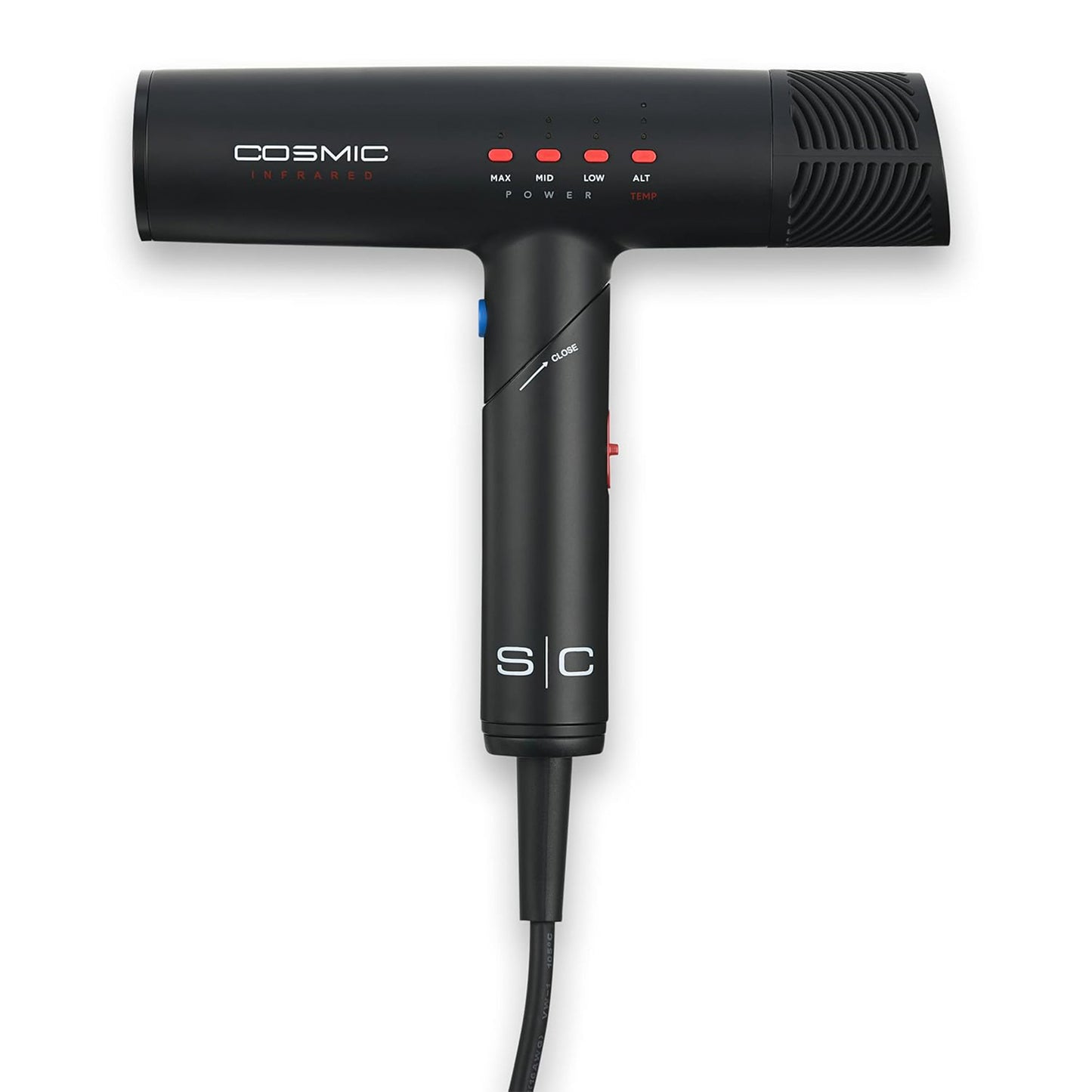 StyleCraft Cosmic Professional Ultra-Lightweight Foldable Hair Dryer Digital Motor with Infrared Ionic Technology (SC Pro Ionic - Tech)