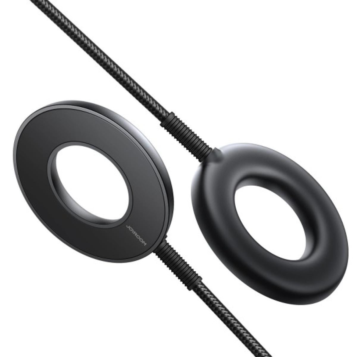 Magnetic Wireless Charger Fast charging UP to 15W Works with USB-A & USB-C chargers 1.2m braided cable