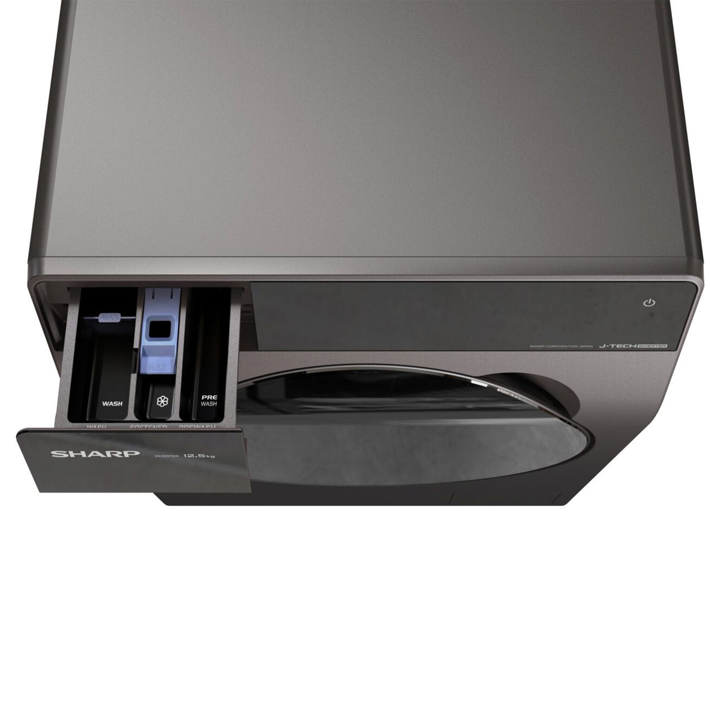 Sharp - Washing Machine 12.5Kg 15 Programs 1200 RPM A+++ ES-FP1252KJZ