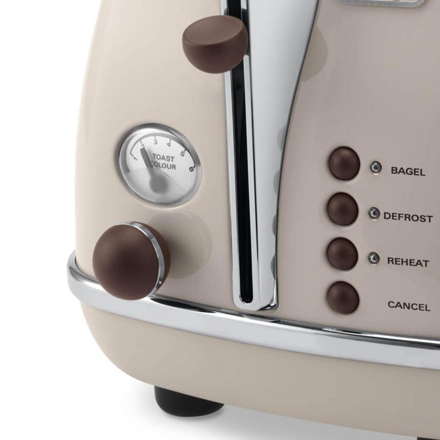 Delonghi Toaster with Vintage Design 2-Slice Capacity and 900W