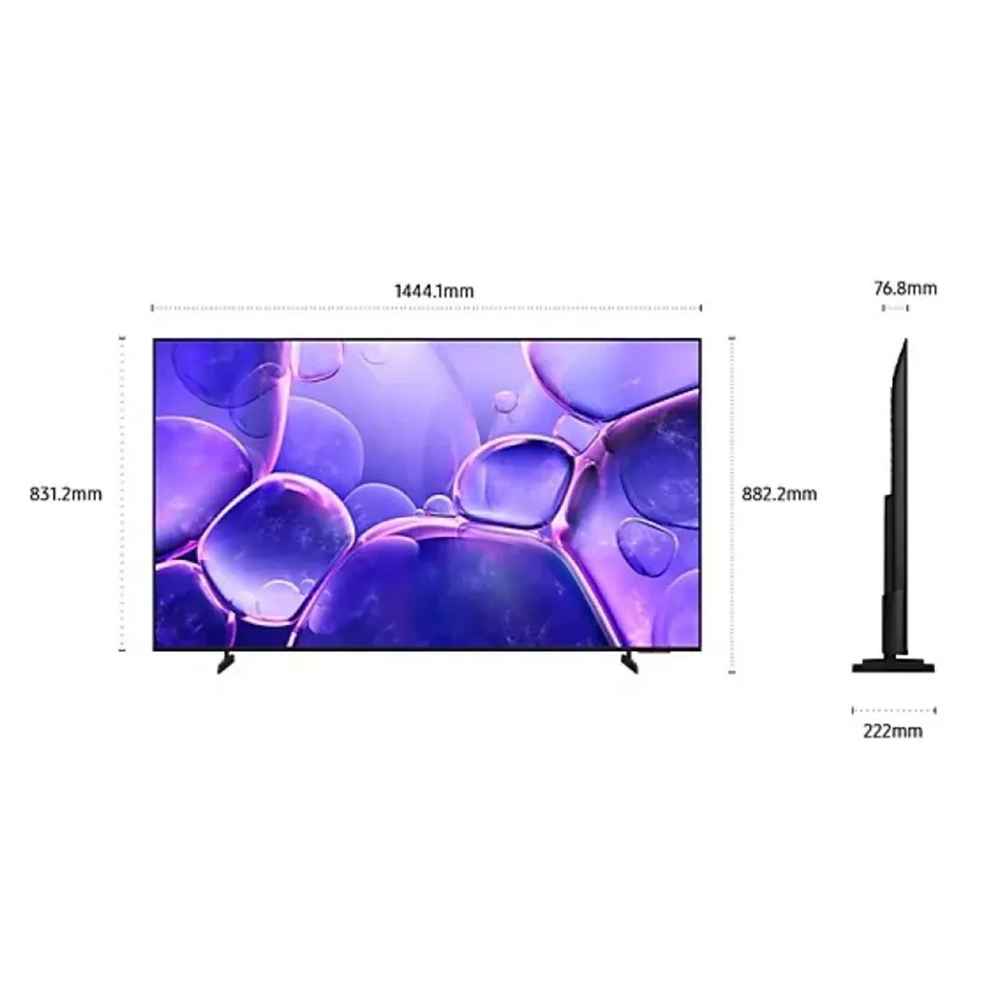 Televisions 65″ Crystal UHD U8000F 4K Smart TV (2025) (UA65U8000FUXTW)