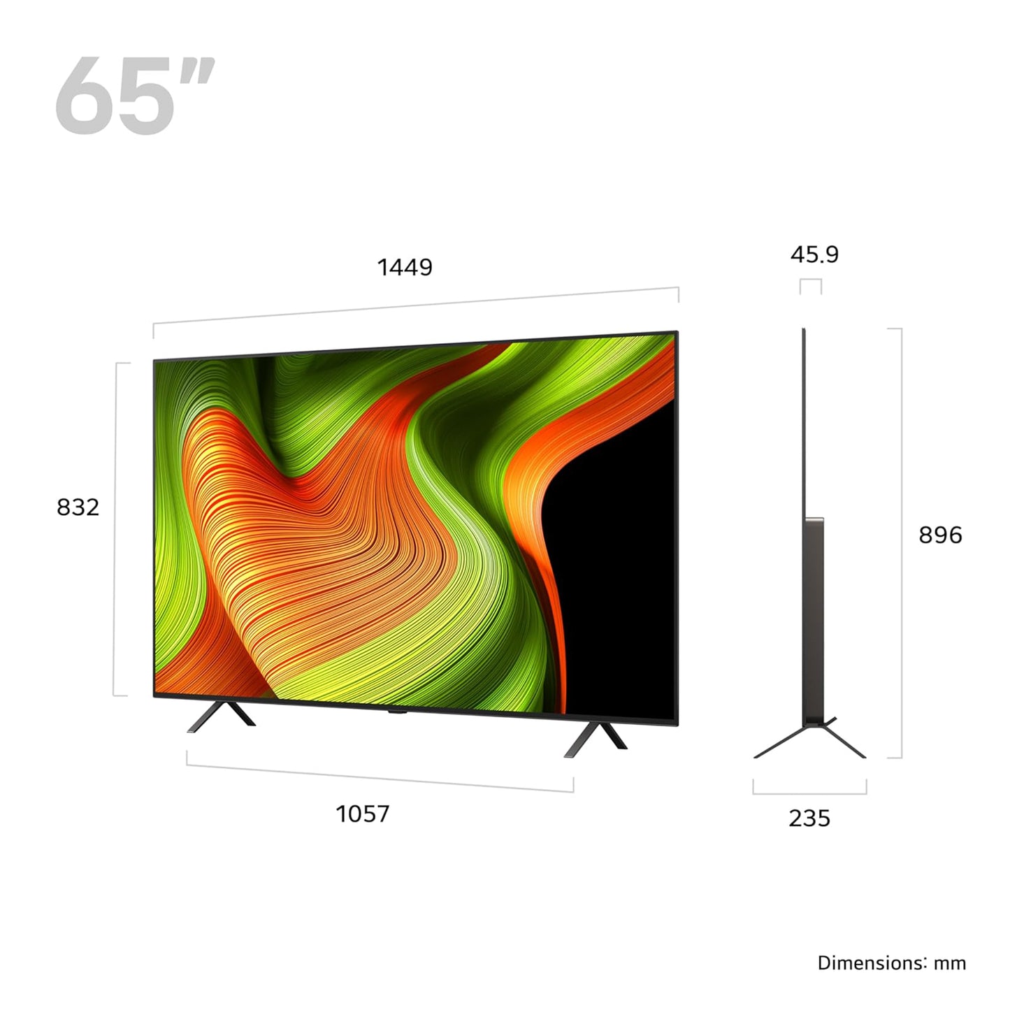 LG OLED65B56LA 65-Inch OLED AI 4K UHD Smart TV