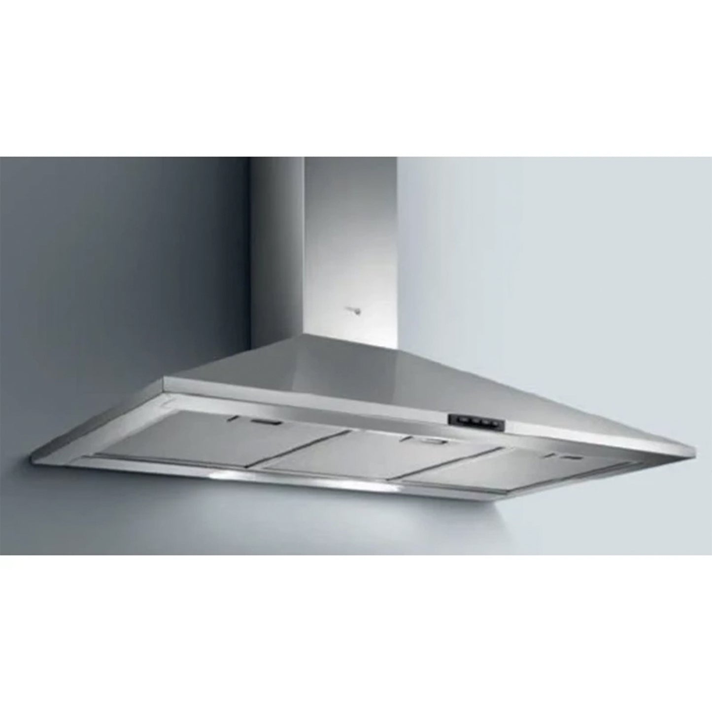 Elba 90 cm Stainless Steel Cooker Hood 800 m³/h Suction Push Button Control (ELCER IX90R)