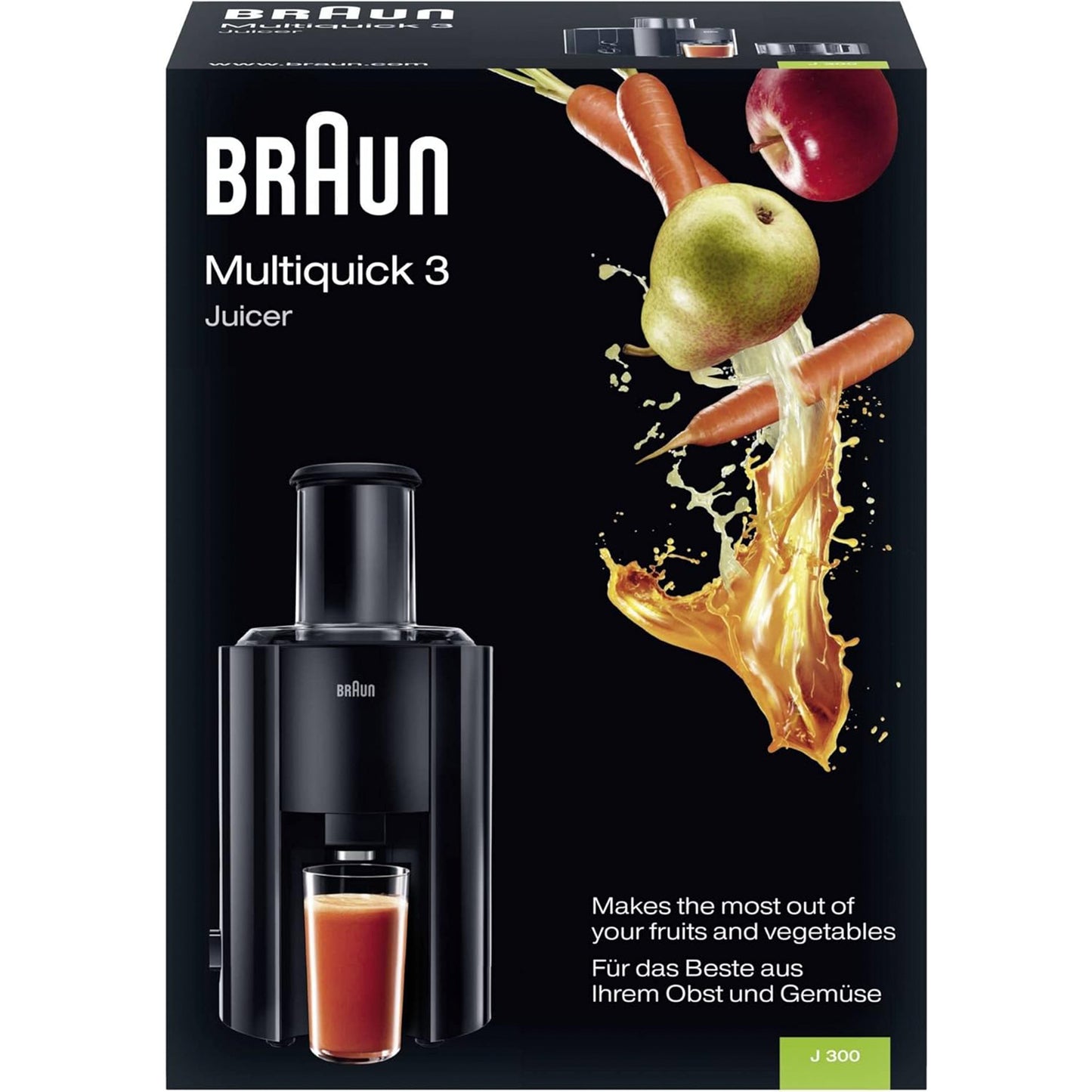 Braun Multiquick 3 juicer BK (J300)