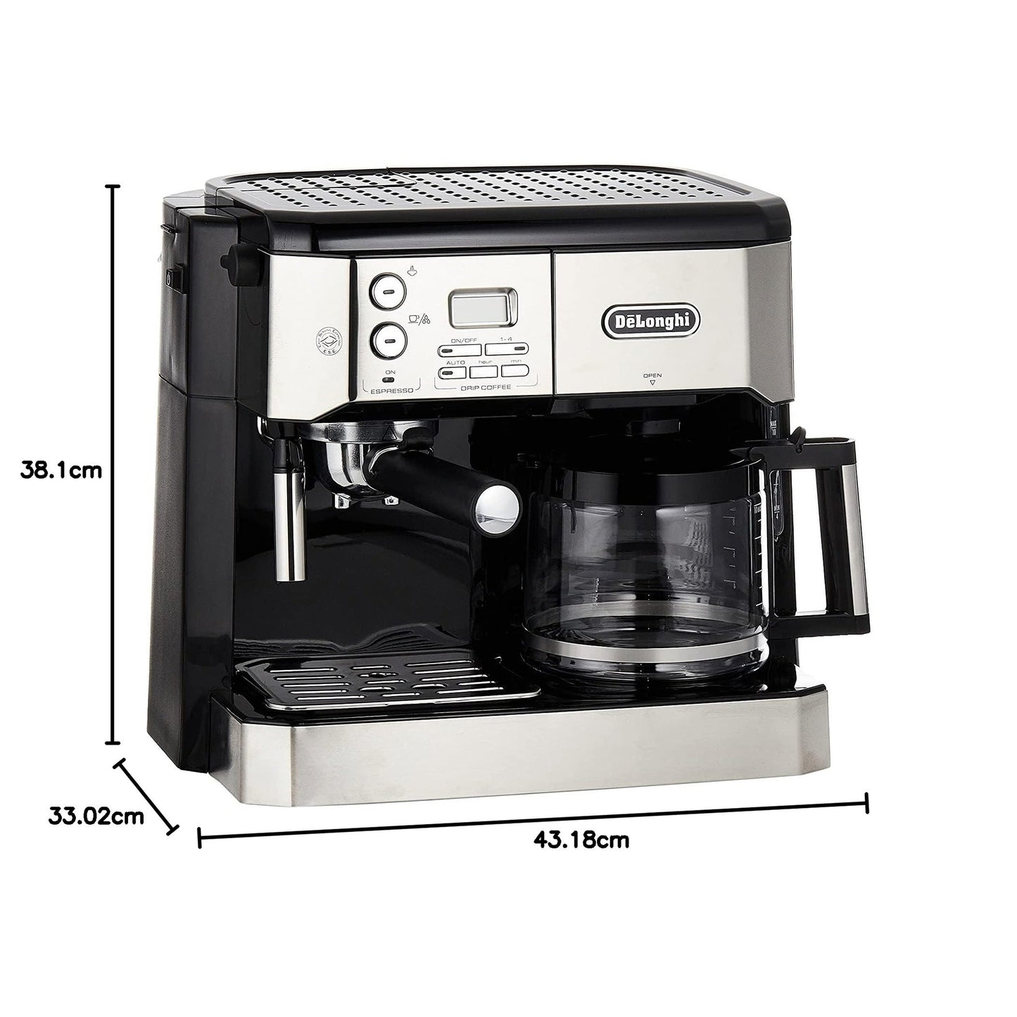 De'Longhi Coffee Maker Silver (BCO431.S 1.2L)