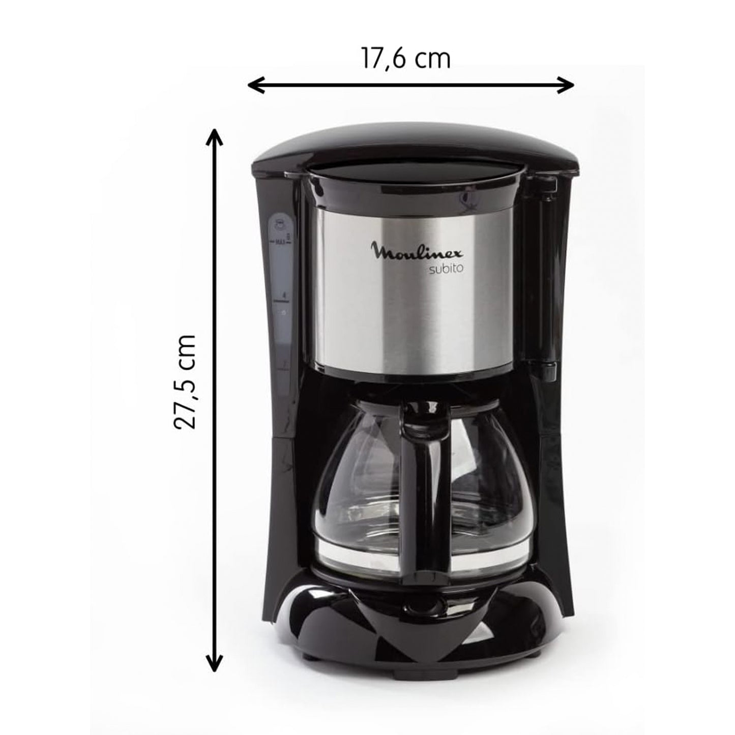 Moulinex FG151826 Coffee Maker, 6 Cups, 650W (FG151825)