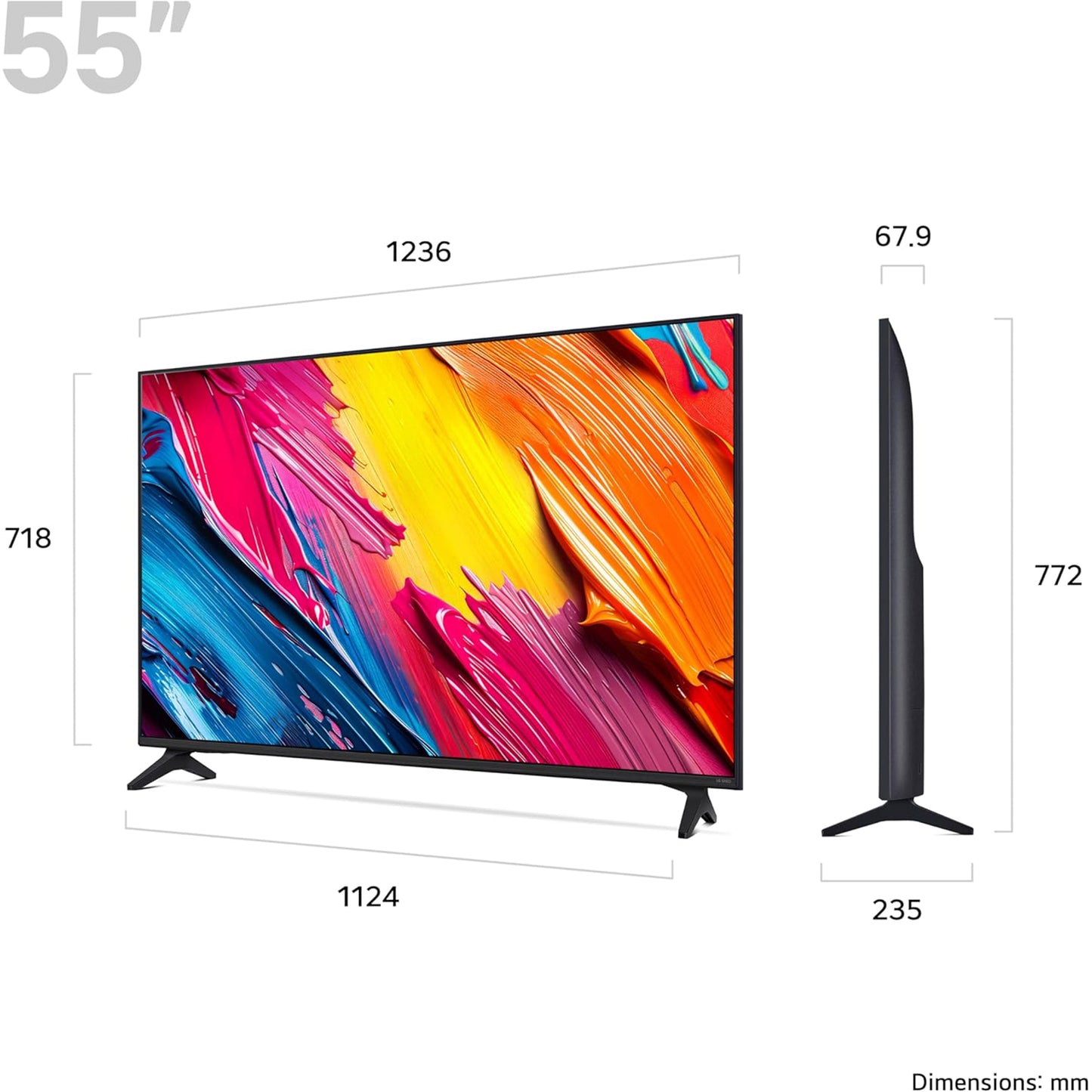 LG 55QNED70A6A 55-Inch 4K UHD Smart TV