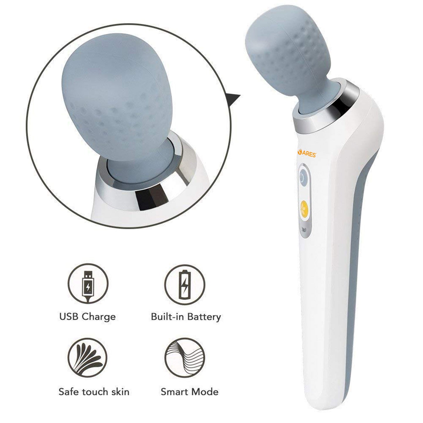 ARES Wireless smart handheld massager - Mute (RS-H101)