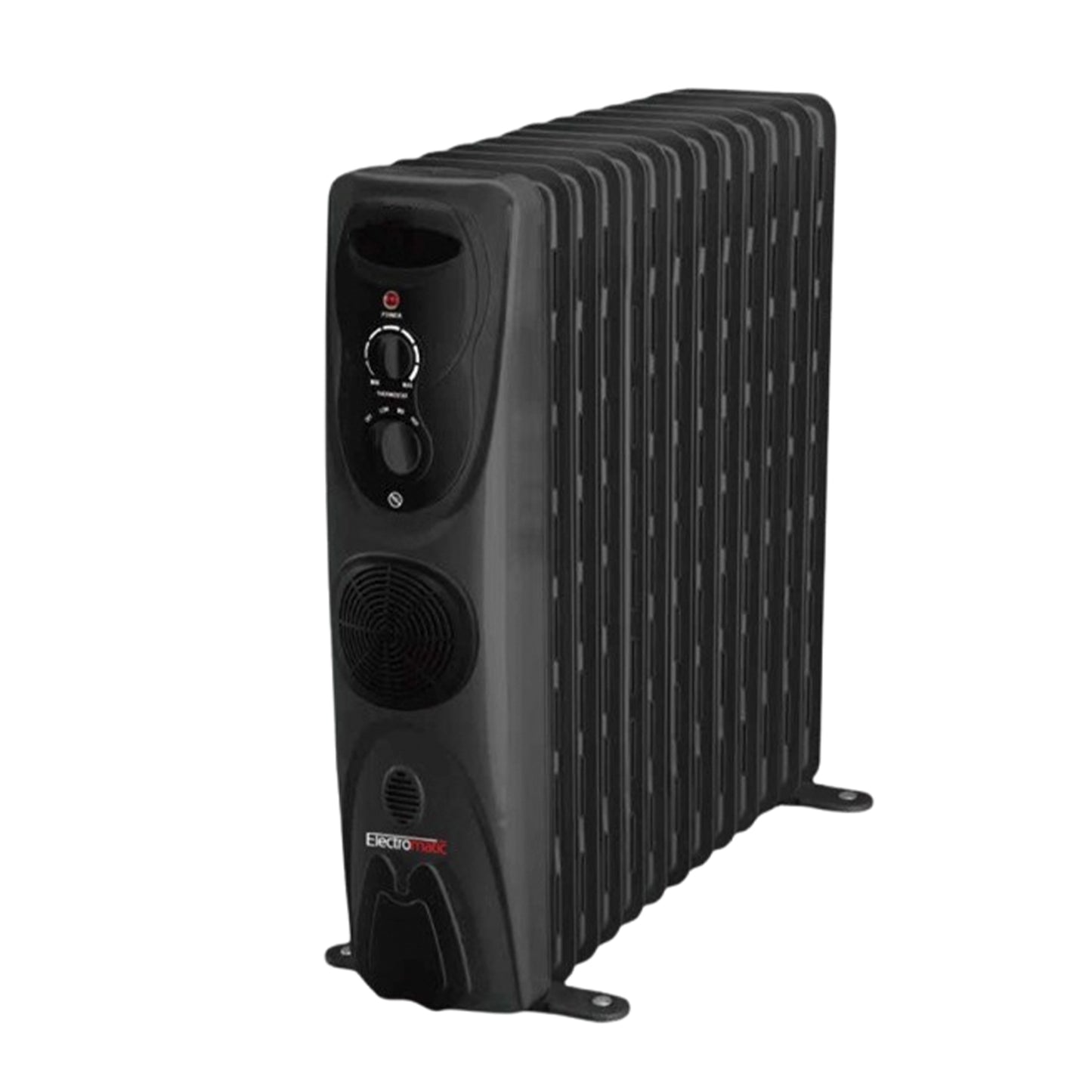 Electromatic Quartz Heater With Humidifier 2500W & 3 Heat Settings with Fan (EH-2313BK-13F)