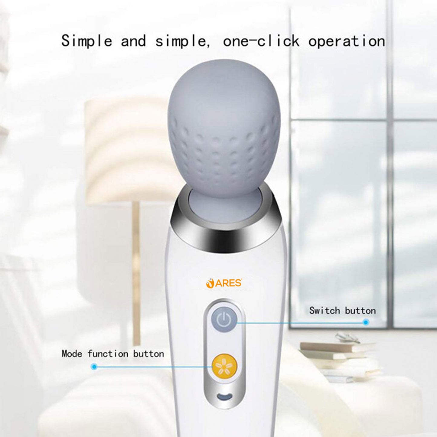 ARES Wireless smart handheld massager - Mute (RS-H101)