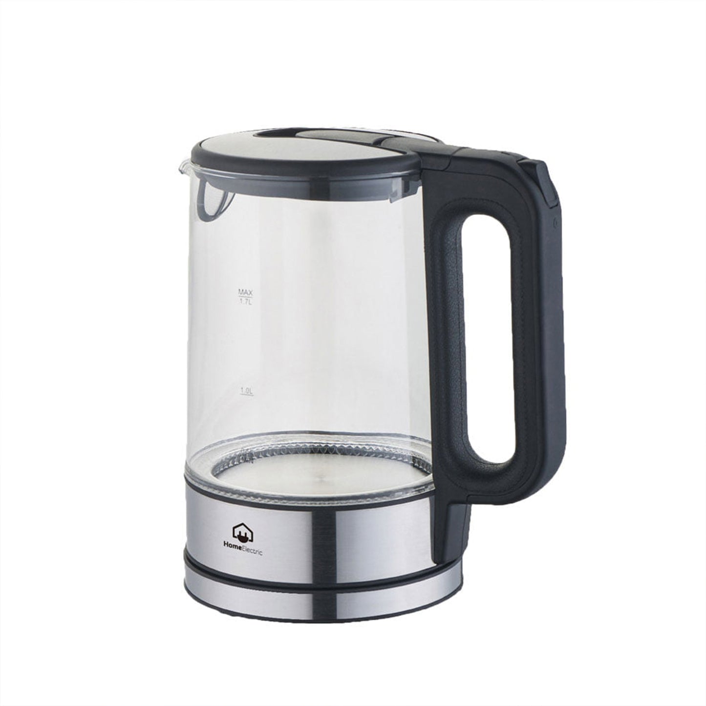 Home Electric Water Kettle 1.7 L 2200W - Glass(KK-588)