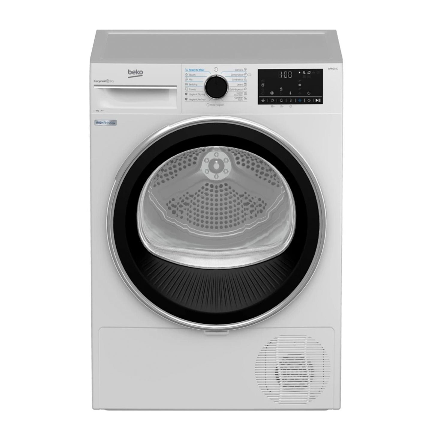 Beko Dryer Inverter Heat Pump Ironfinish White 8 Kg (B5T68253W NEW)