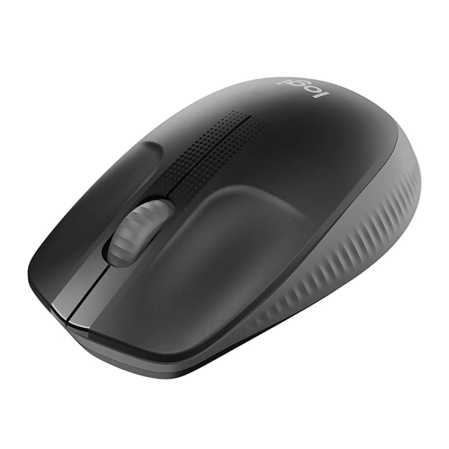 Logitech Wireless Mouse M190 Full Size Ambidextrous Curve Design - Charcoal