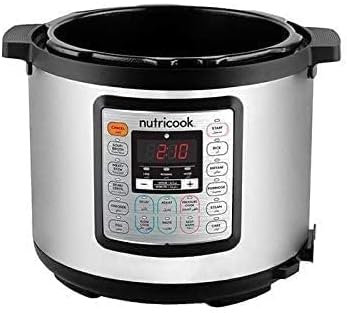 Nutricook electric rice cooker, 6 liters, 1000 watt - NC-SPEK6