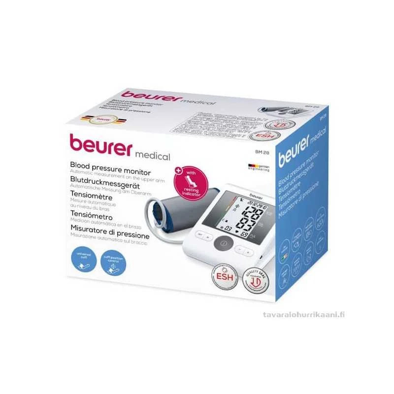 Beurer Upper Arm Blood Pressure Monitor with Resting Indicator – BM 28 Accurate and User-Friendly Device for Reliable Home Monitoring