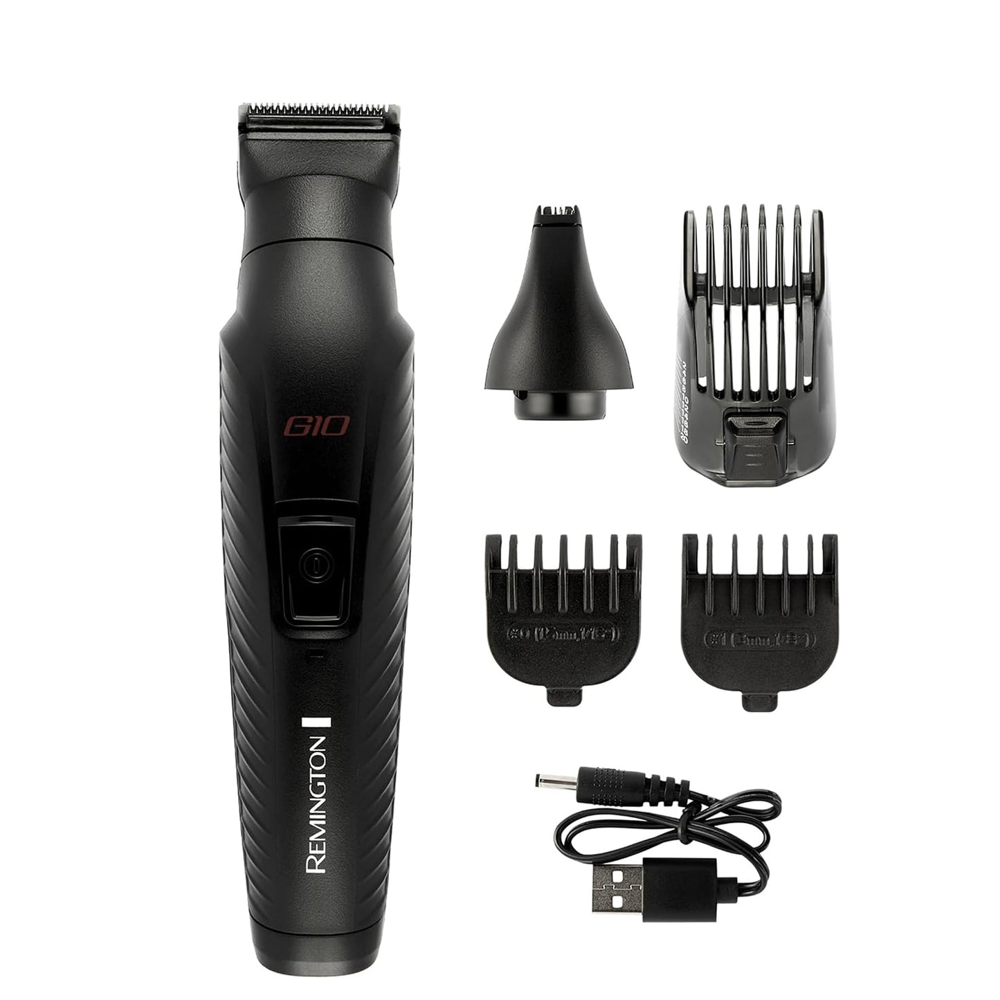 Remington Hair Clipper Men [10-in-1 Kit with 5 attachments (PG2100)