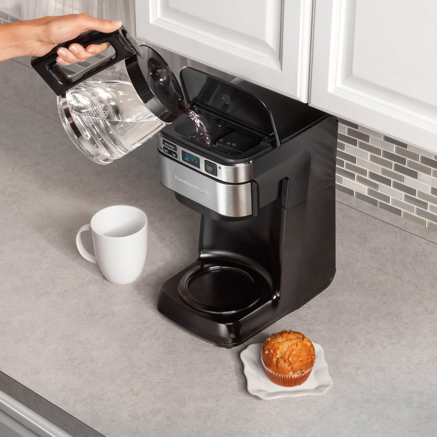 Hamilton Beach Frontfill 12 Cup Programmable Coffee Maker (46310-ME)