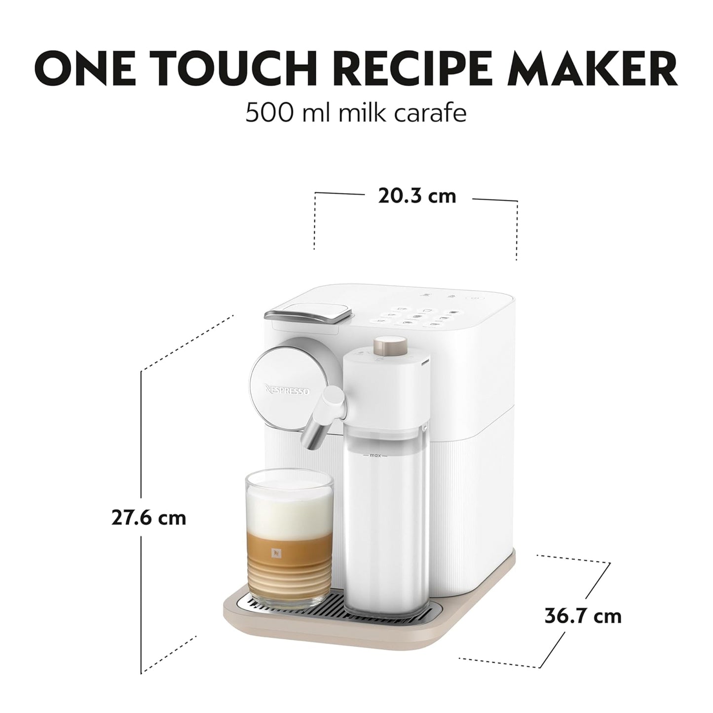 Nespresso Gran Lattissima coffee machine by Nespresso, Fresh Vitality