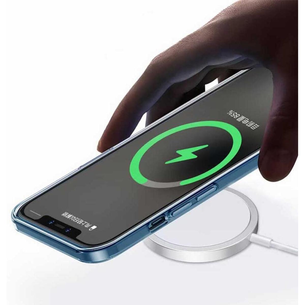 WiWU MagSafe Fast Charging Wireless Charger 15W Magnetic For Phone/Earphone USB Type-C
