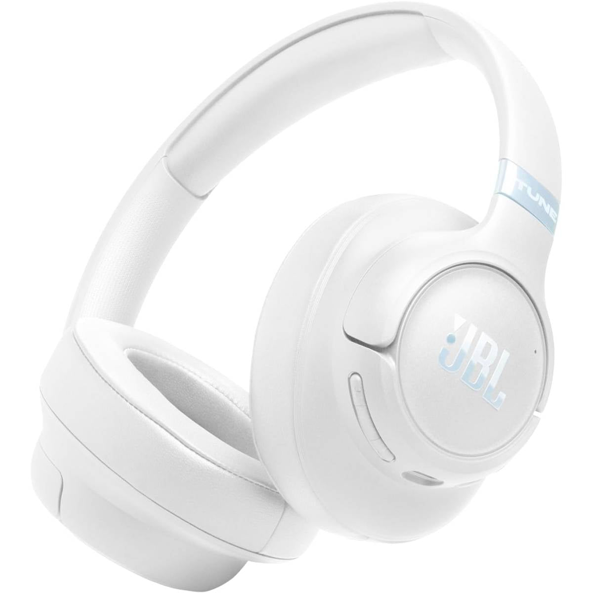 JBL Tune 780NC Wireless Over-Ear Adaptive Noise Cancelling Headphones with Hi-Res JBL Pure Bass & Spatial Sound, 76H Battery Life, 2-Mic Calls, Bluetooth 6.0, App Support – White