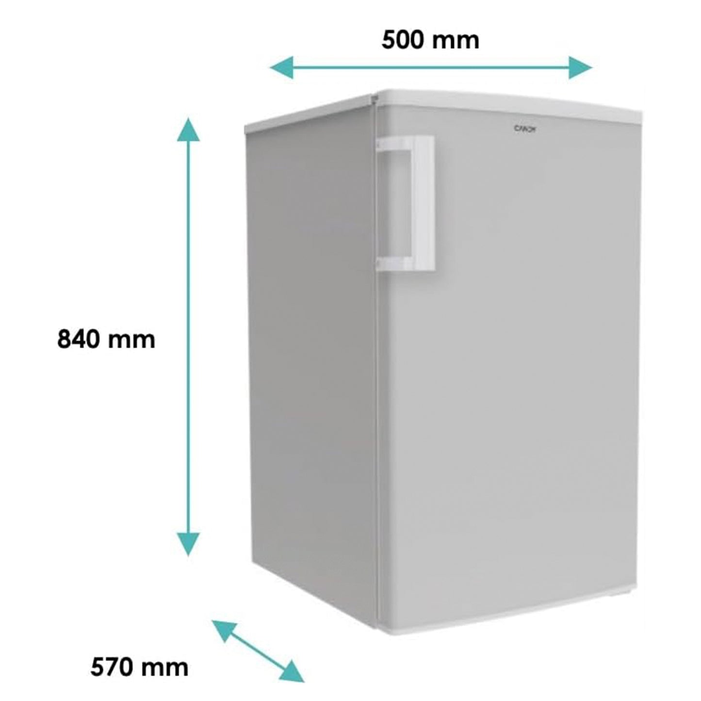 CANDY Freestanding 106L Silver Freezer COT1S45ESH