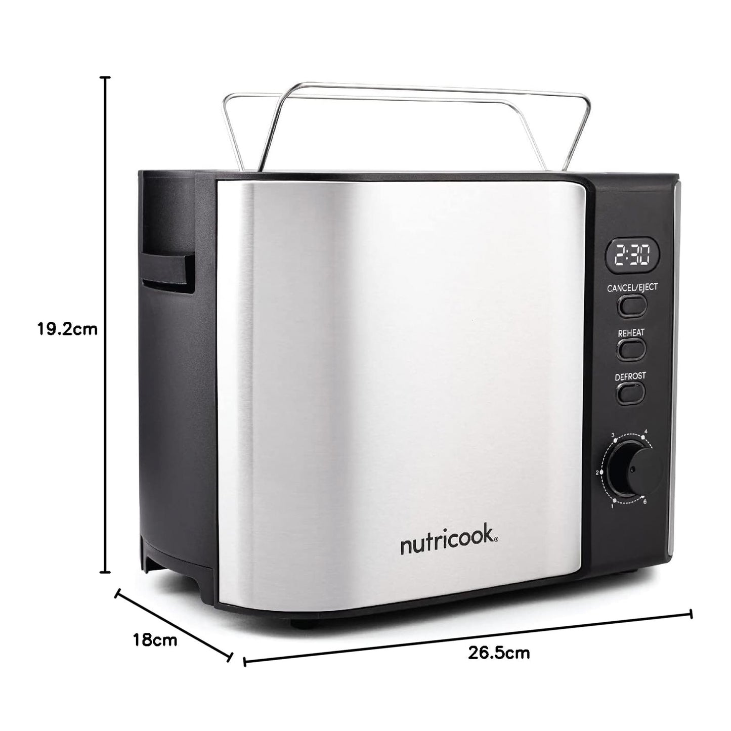 Nutricook 2 Slice Toaster (NC-T102S)