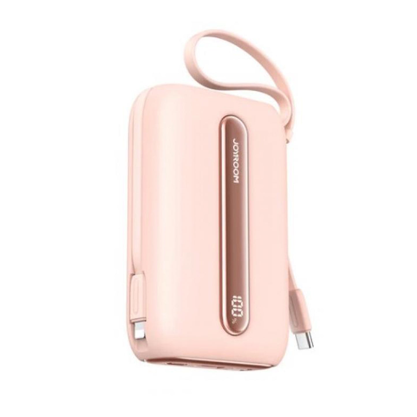 Joyroom JR-L012/013 Colorful Series mini Power Bank with Dual Cables 10000mAh 18 Month Warranty (Rose Pink)
