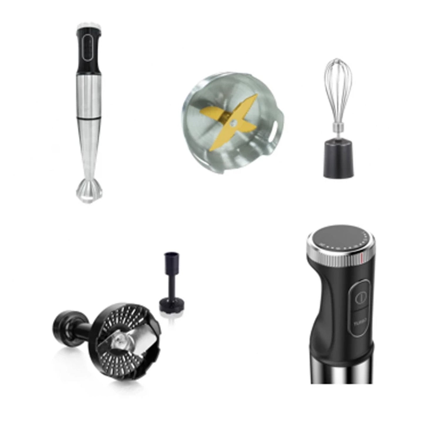 Sona Hand Blender 1500W with food processor 2.5 L Titanium blade With accessories (SHB-18A)
