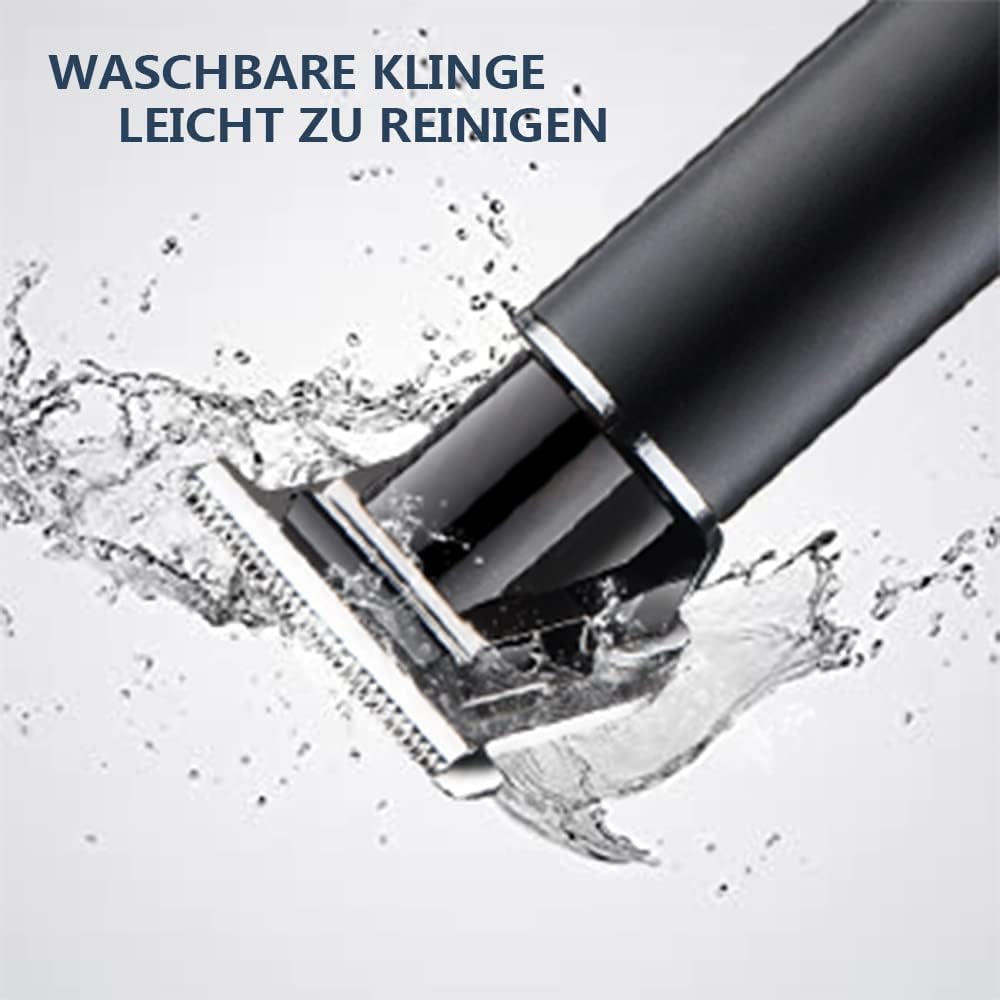 HTC AT115 Professional Men's Electric Shaver Vintage Design USB Rechargeable Electric Hair Clipper/Beard Trimmer for Face and Head Hair